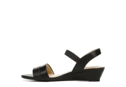 Lifestride Womens Yuma Wedge Sandal - Black 10 Lifestride Womens Yuma Wedge Sandal - Black -Comfy Steps Sales Store US 01 201296 03