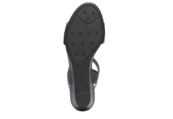 Lifestride Womens Yuma Wedge Sandal - Navy 13 Lifestride Womens Yuma Wedge Sandal - Navy -Comfy Steps Sales Store US 01 201297 06