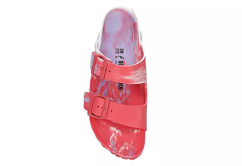 Birkenstock Womens Arizona Essentials Slide Sandal - Coral 6 Birkenstock Womens Arizona Essentials Slide Sandal - Coral - Image 6