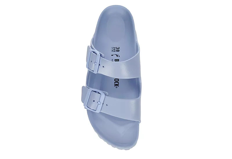 Birkenstock Womens Arizona Essentials Slide Sandal - Pale Blue 6 Birkenstock Womens Arizona Essentials Slide Sandal - Pale Blue - Image 6