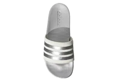 Adidas Womens Adilette Comfort Slide Sandal - White -Comfy Steps Sales Store US 01 202095 03