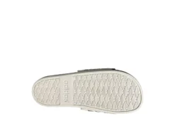 Adidas Womens Adilette Comfort Slide Sandal - White -Comfy Steps Sales Store US 01 202095 04