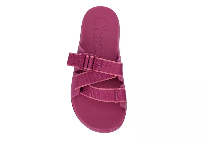 Chaco Womens Chillos Slide Sandal - Fuschia 6 Chaco Womens Chillos Slide Sandal - Fuschia - Image 6