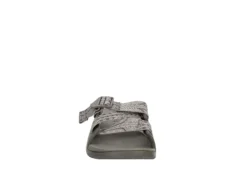 Chaco Womens Chillos Slide Sandal - Dark Grey -Comfy Steps Sales Store US 01 202336 02