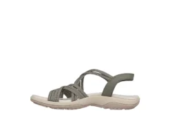 Skechers Womens Reggae Slim Takes Two Womens Sandal - Olive -Comfy Steps Sales Store US 01 202405 02