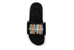 Champion Womens Foundation Pastel Block Slide Sandal - Black 12 Champion Womens Foundation Pastel Block Slide Sandal - Black -Comfy Steps Sales Store US 01 202428 05