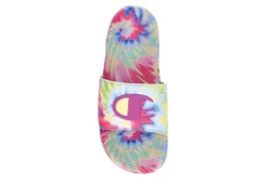 Champion Womens Mega Slide Tie Dye Slide Sandal - Pink -Comfy Steps Sales Store US 01 202432 05