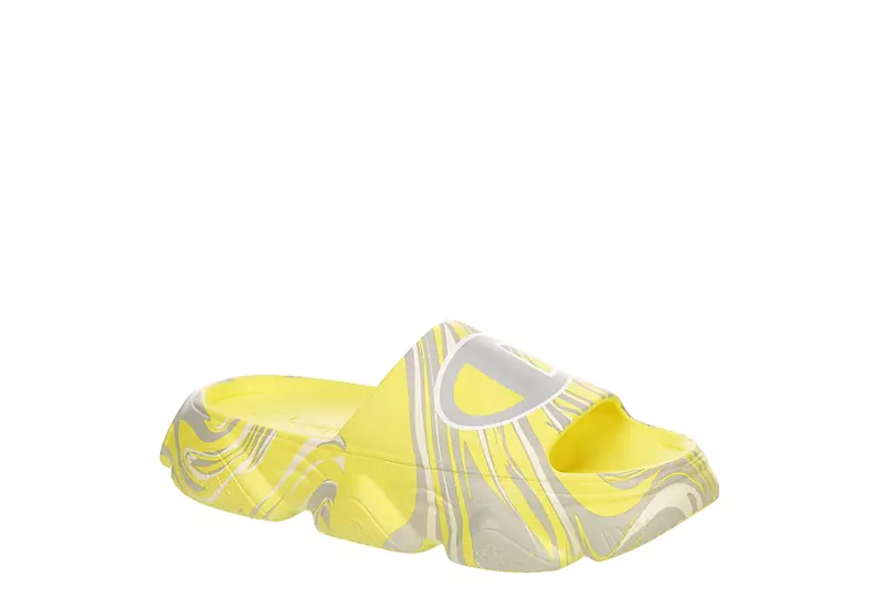 Champion Womens Meloso Slide Sandal - Pale Yellow 1 Champion Womens Meloso Slide Sandal - Pale Yellow