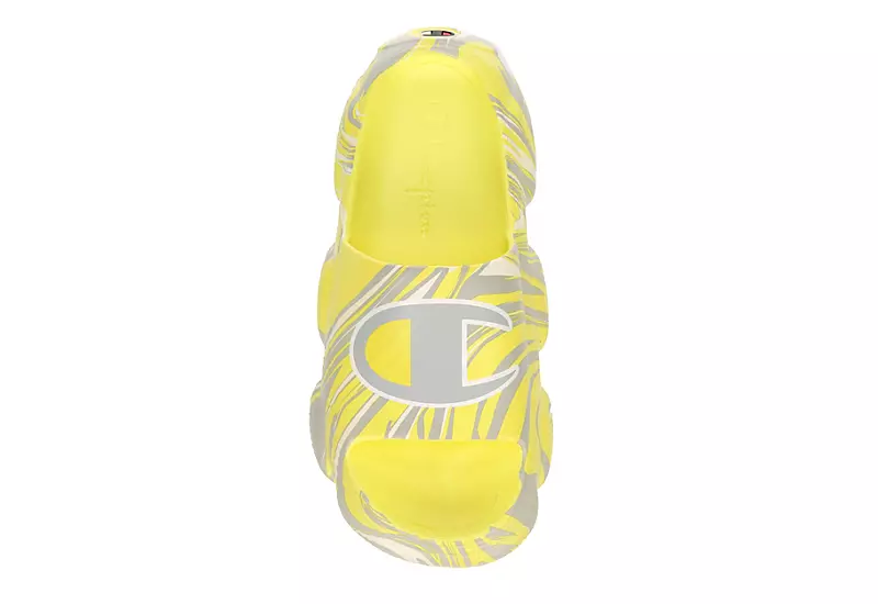 Champion Womens Meloso Slide Sandal - Pale Yellow 6 Champion Womens Meloso Slide Sandal - Pale Yellow - Image 6