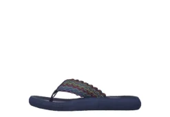 Skechers Womens Asana Flip Flop Sandal - Navy 9 Skechers Womens Asana Flip Flop Sandal - Navy -Comfy Steps Sales Store US 01 202468 02