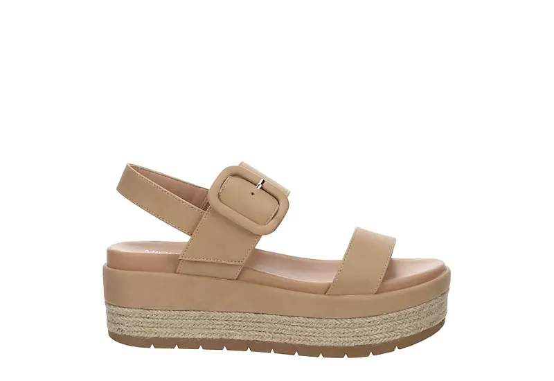 Michael By Michael Shannon Womens Kira Platform Sandal - Beige 2 Michael By Michael Shannon Womens Kira Platform Sandal - Beige - Image 2