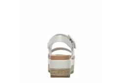 Michael By Michael Shannon Womens Kira Platform Sandal - Ivory -Comfy Steps Sales Store US 01 202471 04
