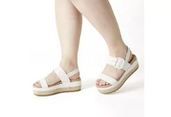 Michael By Michael Shannon Womens Kira Platform Sandal - Ivory -Comfy Steps Sales Store US 01 202471 06