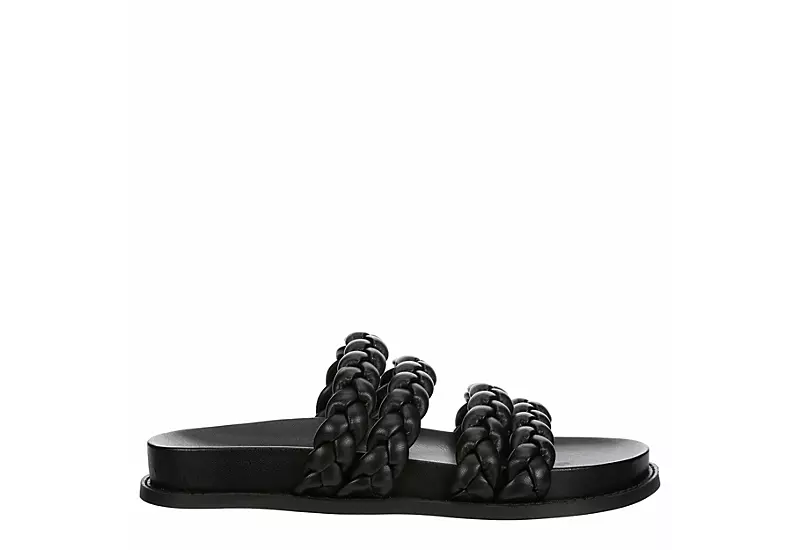 Limelight Womens Maxine Slide Sandal - Black 2 Limelight Womens Maxine Slide Sandal - Black - Image 2