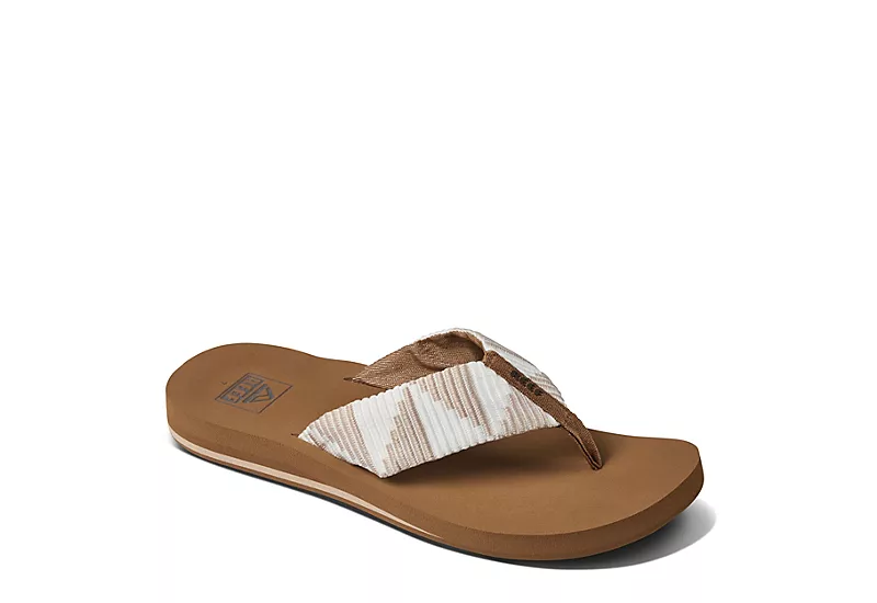 Reef Womens Spring Woven Flip Flop Sandal - Tan 1 Reef Womens Spring Woven Flip Flop Sandal - Tan