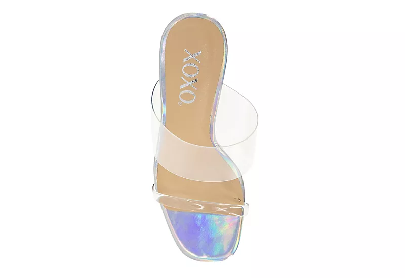 Xoxo Womens Lotys Wedge Sandal - Clear 5 Xoxo Womens Lotys Wedge Sandal - Clear - Image 5
