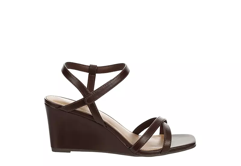 Michael By Michael Shannon Womens Lulu Wedge Sandal - Espresso 2 Michael By Michael Shannon Womens Lulu Wedge Sandal - Espresso - Image 2