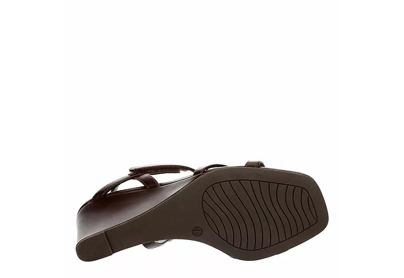 Michael By Michael Shannon Womens Lulu Wedge Sandal - Espresso 7 Michael By Michael Shannon Womens Lulu Wedge Sandal - Espresso - Image 7