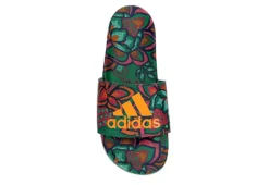 Adidas Womens Adilette Comfort Slide Sandal - Green 12 Adidas Womens Adilette Comfort Slide Sandal - Green -Comfy Steps Sales Store US 01 202664 05