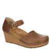 Birkenstock Womens Mary Wedge Sandal - Cognac