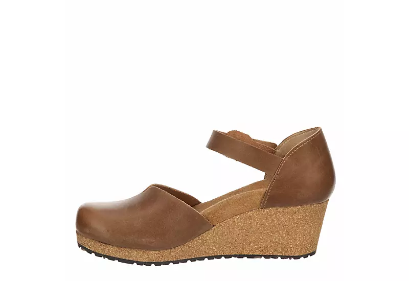 Birkenstock Womens Mary Wedge Sandal - Cognac 4 Birkenstock Womens Mary Wedge Sandal - Cognac - Image 4