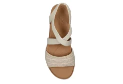 Skechers Womens Arch Fit Beach Kiss Sandal - Natural -Comfy Steps Sales Store US 01 202836 03