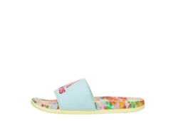 Adidas Womens Adilette Comfort Slide Sandal - Aqua 10 Adidas Womens Adilette Comfort Slide Sandal - Aqua -Comfy Steps Sales Store US 01 203097 03