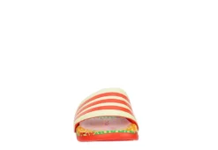 Adidas Womens Adilette Comfort Slide Sandal - Pale Yellow -Comfy Steps Sales Store US 01 203098 02