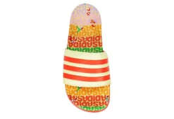 Adidas Womens Adilette Comfort Slide Sandal - Pale Yellow -Comfy Steps Sales Store US 01 203098 05