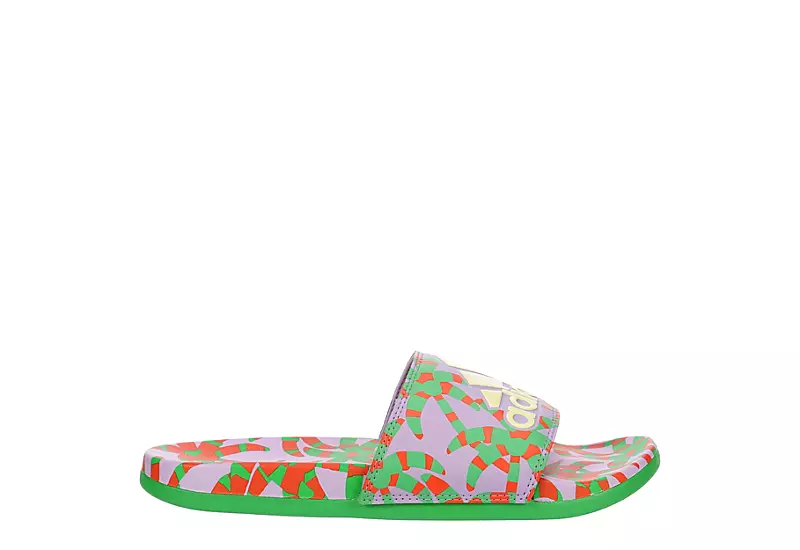 Adidas Womens Adilette Comfort Slide Sandal - Purple 2 Adidas Womens Adilette Comfort Slide Sandal - Purple - Image 2