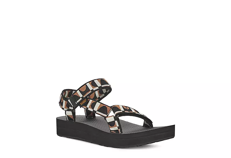 Teva Womens Midform Universal Platform Outdoor Sandal - Black 1 Teva Womens Midform Universal Platform Outdoor Sandal - Black