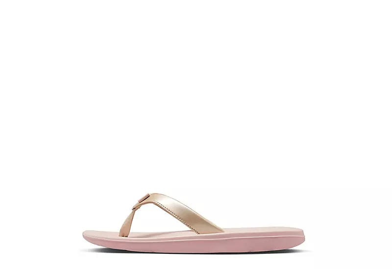 Nike Womens Bella Kai Flip Flop Sandal - Blush 3 Nike Womens Bella Kai Flip Flop Sandal - Blush - Image 3