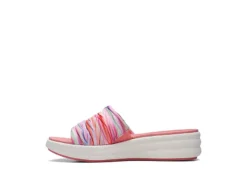 Clarks Womens Drift Petal Slide Sandal - Multicolor -Comfy Steps Sales Store US 01 203205 03