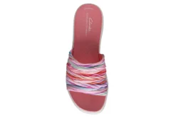 Clarks Womens Drift Petal Slide Sandal - Multicolor -Comfy Steps Sales Store US 01 203205 05