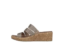 Skechers Womens Beverlee Always Classy Wedge Sandal - Rose Gold -Comfy Steps Sales Store US 01 203241 02