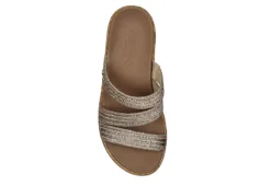 Skechers Womens Beverlee Always Classy Wedge Sandal - Rose Gold -Comfy Steps Sales Store US 01 203241 03