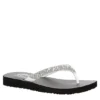Skechers Womens Love Letter Flip Flop Sandal - White
