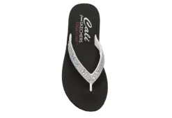 Skechers Womens Love Letter Flip Flop Sandal - White -Comfy Steps Sales Store US 01 203261 05
