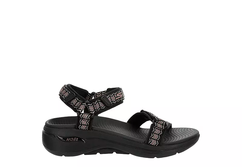 Skechers Womens Affinity Sandal - Black 2 Skechers Womens Affinity Sandal - Black - Image 2