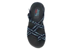 Skechers Womens Reggae Irie Mon Trail Grazer Outdoor Sandal - Navy -Comfy Steps Sales Store US 01 203283 05