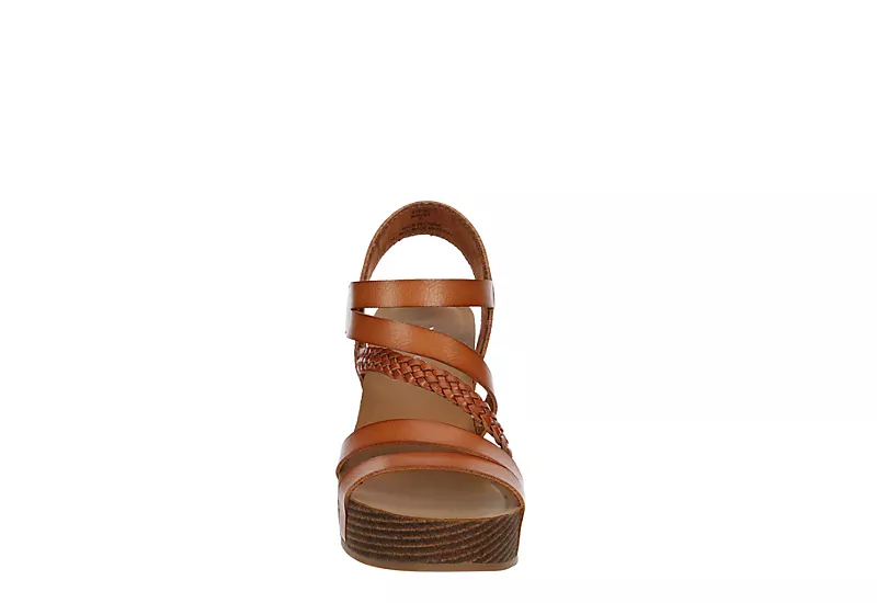 Xappeal Womens Maggy Wedge Sandal - Cognac 3 Xappeal Womens Maggy Wedge Sandal - Cognac - Image 3