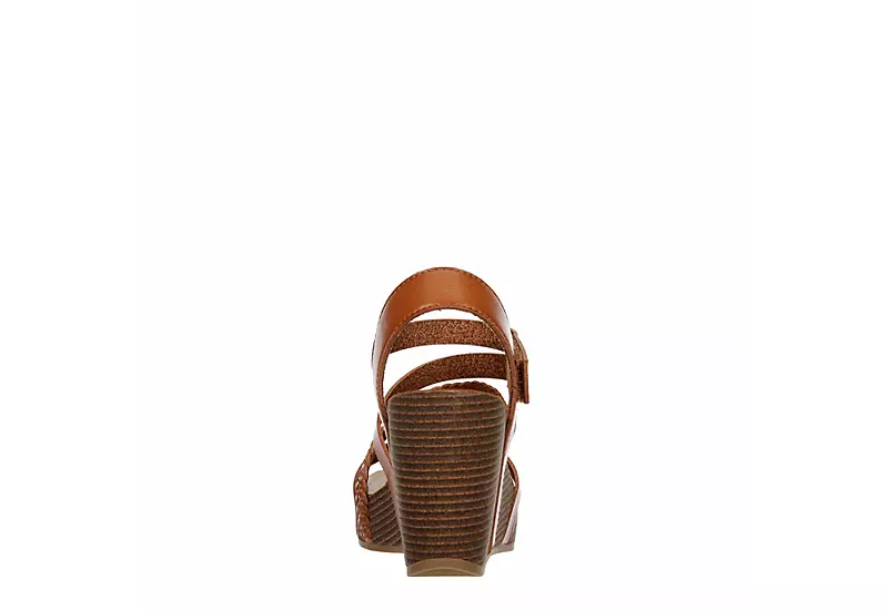 Xappeal Womens Maggy Wedge Sandal - Cognac 5 Xappeal Womens Maggy Wedge Sandal - Cognac - Image 5