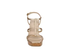 Michael By Michael Shannon Womens Natalia Wedge Sandal - Gold 9 Michael By Michael Shannon Womens Natalia Wedge Sandal - Gold -Comfy Steps Sales Store US 01 203300 02