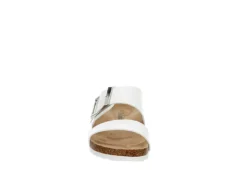 Bjorndal Womens Courtney Footbed Sandal - White -Comfy Steps Sales Store US 01 203303 02