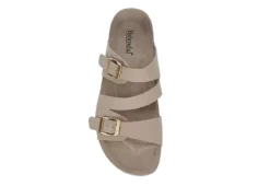 Bjorndal Womens Delaney Footbed Sandal - Taupe -Comfy Steps Sales Store US 01 203312 05