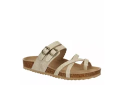 Bjorndal Womens Sami Footbed Sandal - Gold