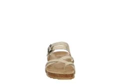 Bjorndal Womens Sami Footbed Sandal - Gold -Comfy Steps Sales Store US 01 203313 02