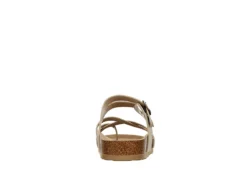 Bjorndal Womens Sami Footbed Sandal - Gold -Comfy Steps Sales Store US 01 203313 04