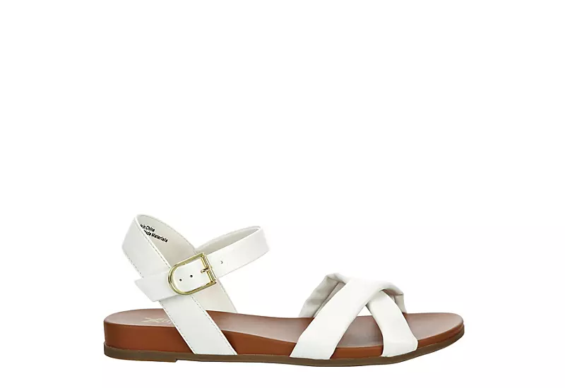 Xappeal Womens Rayna Sandal - White 2 Xappeal Womens Rayna Sandal - White - Image 2