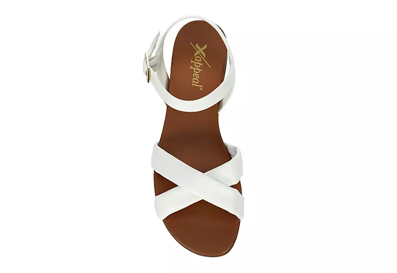 Xappeal Womens Rayna Sandal - White 6 Xappeal Womens Rayna Sandal - White - Image 6